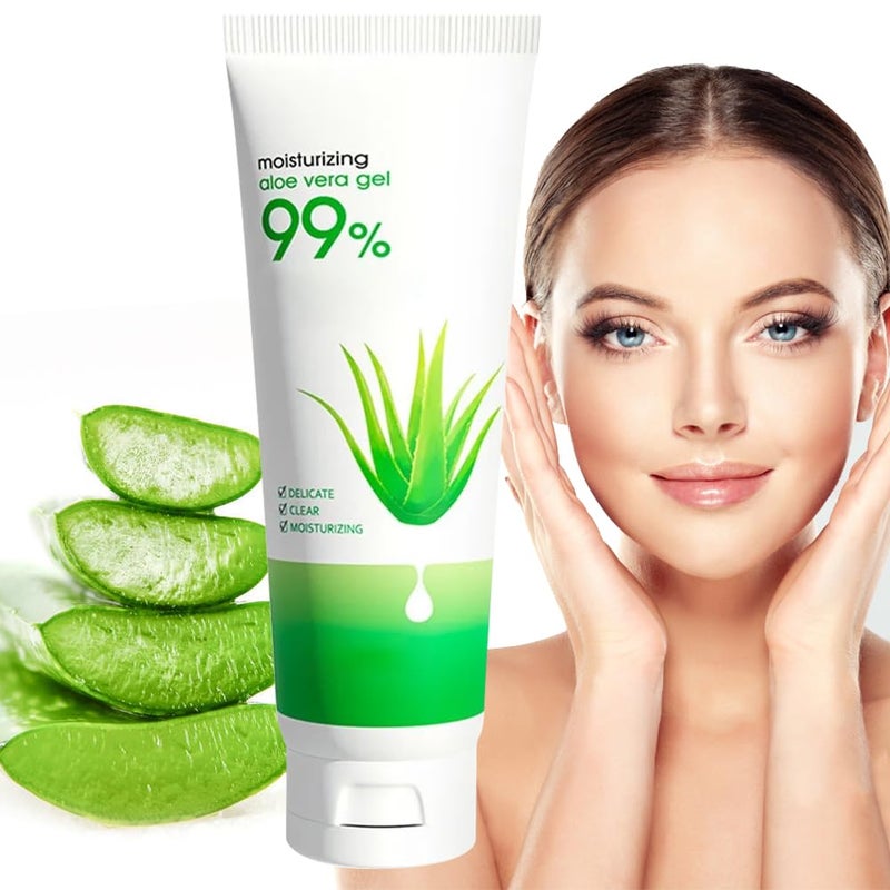 Mroobest Aloe Vera Gel, Aloe Gel 100 Percent Pure Plant, Deeply Hydrating ï¼† Repairing, Sunburn ï¼† Eczema Relief, Acne, Small Cuts, Suitable for Face, Body - Image 2